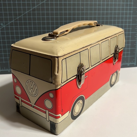 Other - Vintage 1960’s RARE VW Volkswagen Bus Omni-Graphics Tin Lunchbox made in USA
